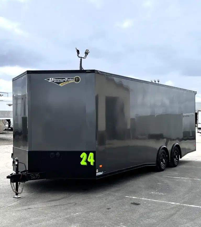 Enclosed Car Hauler 2025 24ft. Blaze w/Finished Interior & Aluminum Wheels 0407