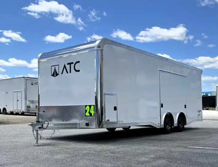 Enclosed ATC Car Trailer 2025 24ft. Aluminum ROM 450 w/Large Escape Door 4874