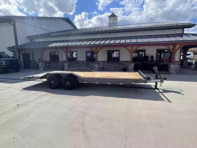 2026 Lamar Trailers 102x22 14000# GVW Car Trailer - front view