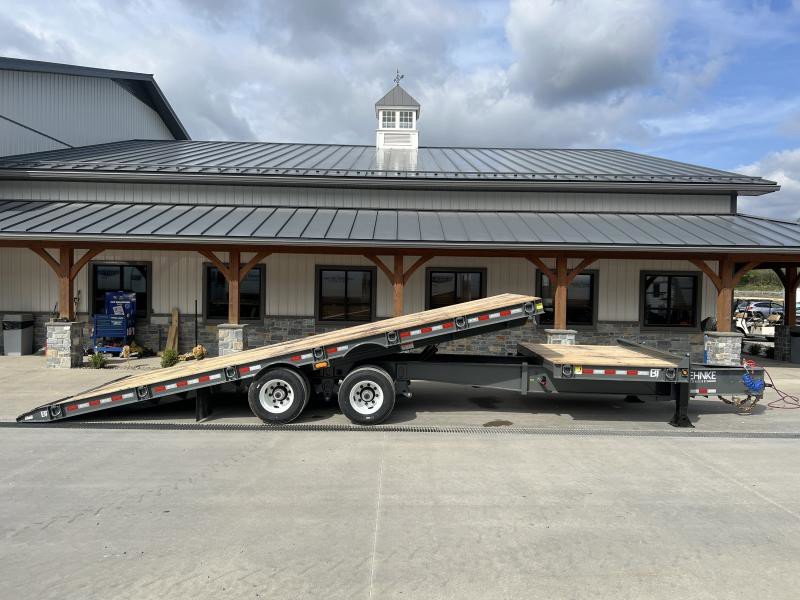 2025 Behnke Air Brake Gravity Tilt Deckover Trailer - 102in x 30ft, 40,000 GVWR, Fabricated I-Beam Frame - side view
