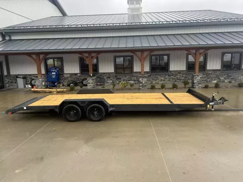 2026 Hillcrest Trailers 7x24 Car Hauler Trailer 7000 GVW - front view