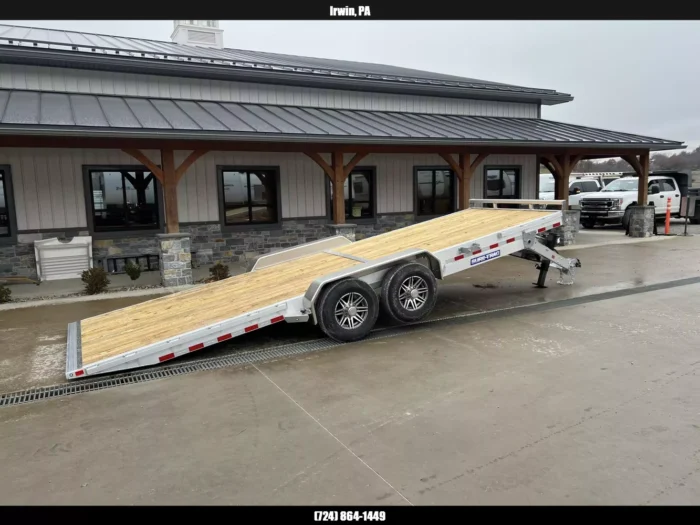2026 Sure-Trac 7x22 14000# Aluminum Tilt Trailer - front view