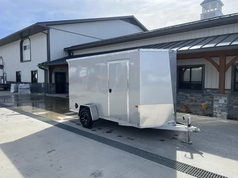 2026 NEO 6ft x 12ft Aluminum Enclosed Cargo Trailer - 2,990 lb GVWR - front view