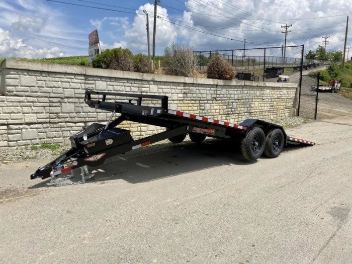 2025 H and H Trailer 9900 GVW Car Hauler - front view