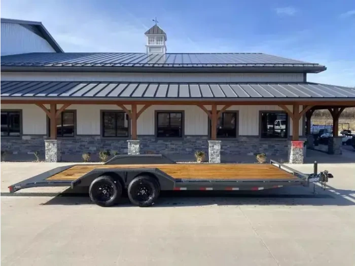 2026 Lamar Trailers 102x22 9990# GVW Car Trailer - front view