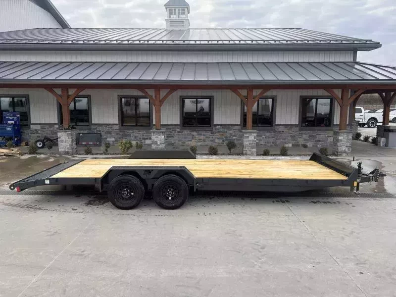 2026 Hillcrest Trailers 7x20 Car Hauler Trailer 7000 GVW - front view