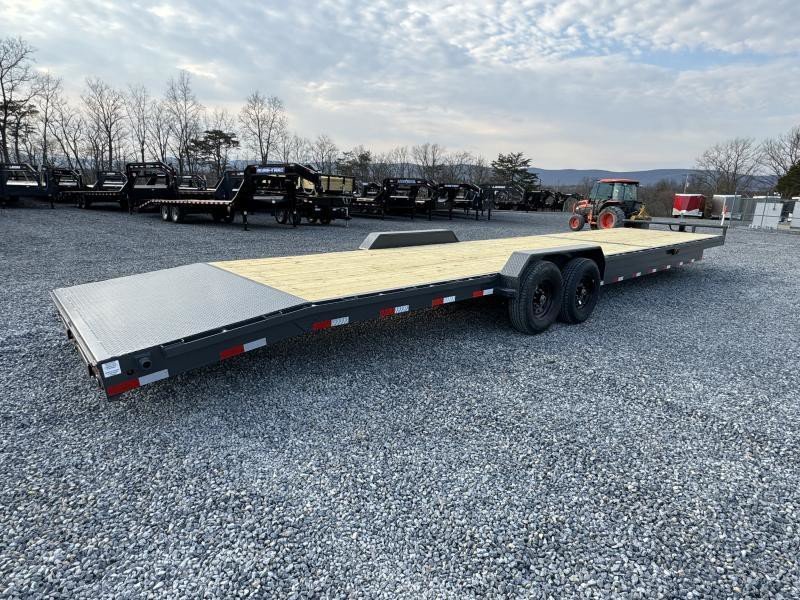 2026 Lamar Trailers 14000 GVW 7x28 14000# Car Hauler Trailer - front view