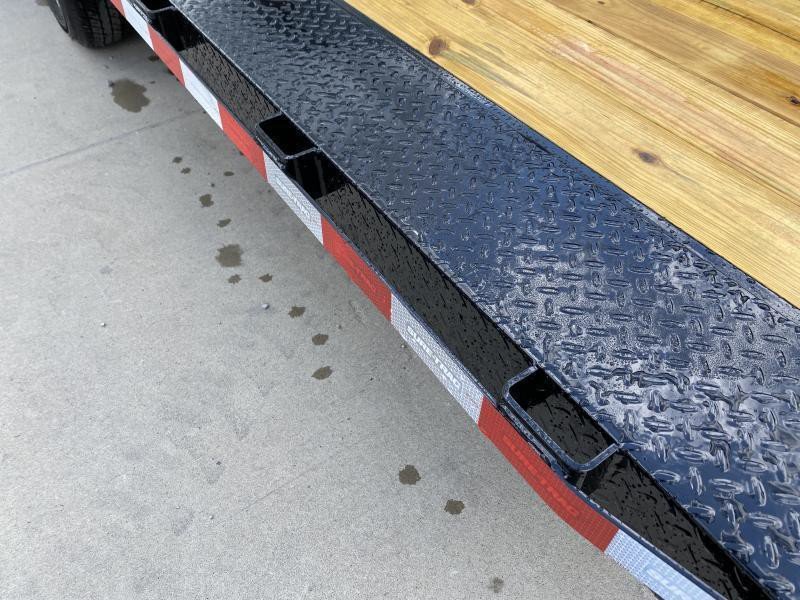 2025 Sure-Trac 102x24 Buggy Car Hauler Trailer 14000# GVW - frame and coupler detail