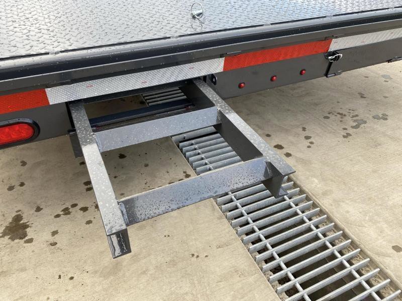 2026 Lamar Trailers 14000 GVW 7x28 14000# Car Hauler Trailer - front view 2