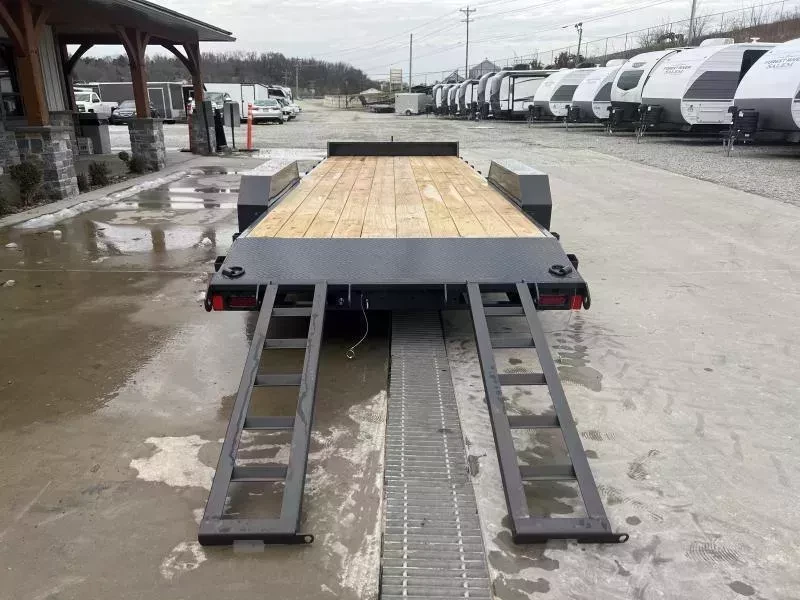 2026 Hillcrest Trailers 7x20 Car Hauler Trailer 7000 GVW - side view 2