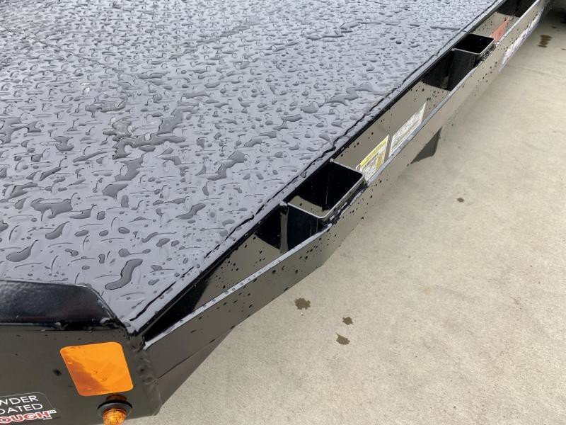 2025 Sure-Trac 7x20 9900# GVW Steel Deck Car Trailer - rear view 2