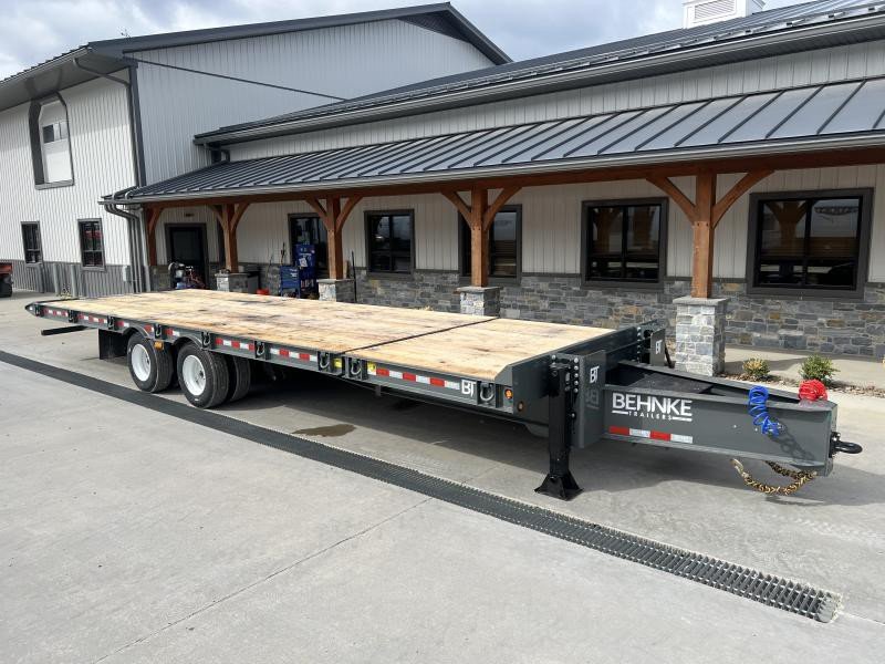 2025 Behnke Air Brake Gravity Tilt Deckover Trailer - 102in x 30ft, 40,000 GVWR, Fabricated I-Beam Frame - interior view 2