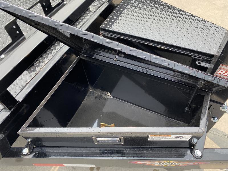 2025 H and H Trailer 14000 GVW Car Hauler - three-quarter view 2