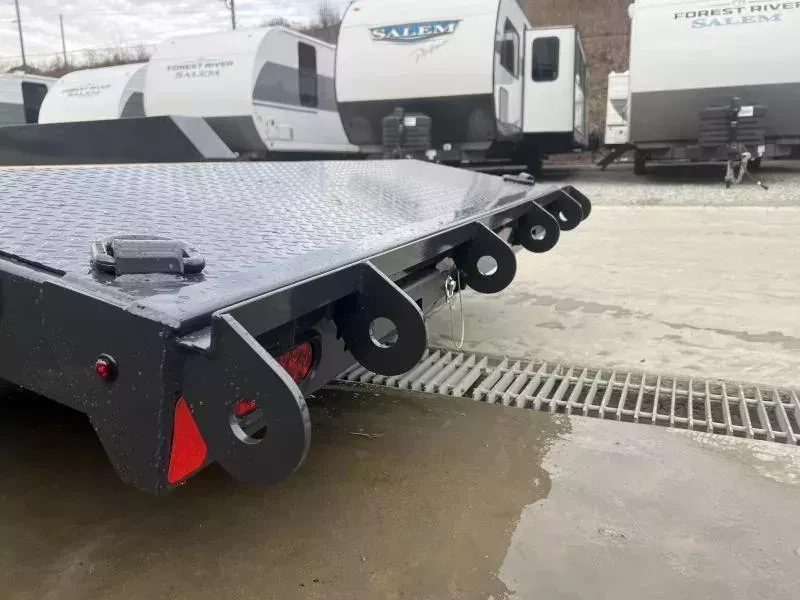 2026 Hillcrest Trailers 7x20 Car Hauler Trailer 7000 GVW - three-quarter view 2