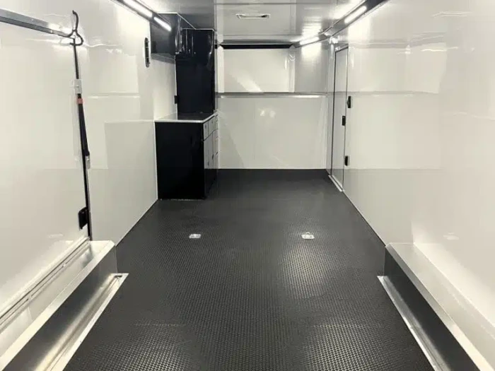 Enclosed ATC Gooseneck Car Trailer 2026 40ft. Aluminum ROM 500 w/Black Trim Package 5789