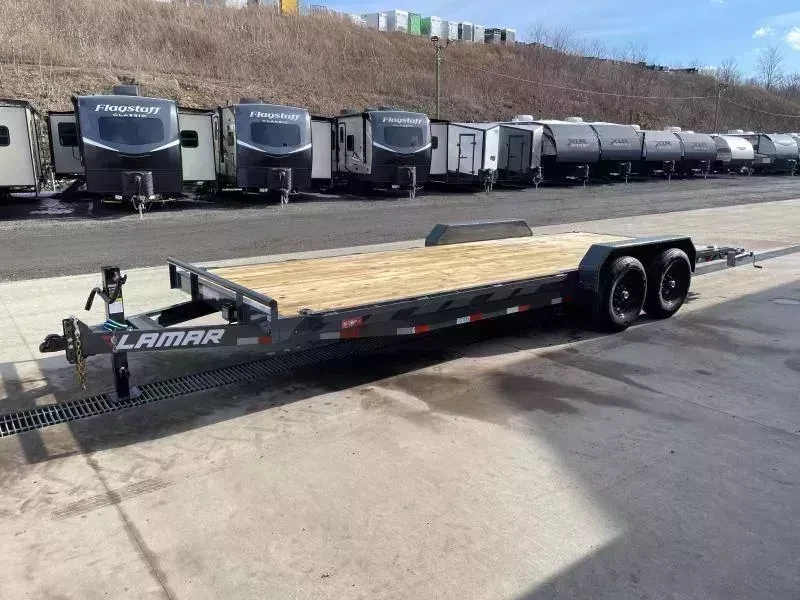 2026 Lamar Trailers 7x20 14000# GVW Car Hauler Trailer - close-up detail 2