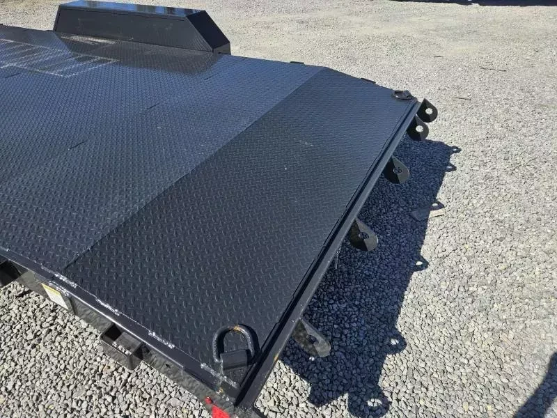 2026 Hillcrest Trailers 7x20 Steel Deck Car Hauler Trailer 9990# GVW - interior view 2