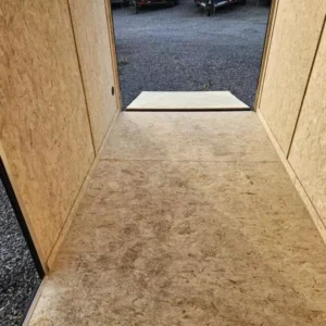 2026 ITI Cargo 6ft x 12ft Enclosed Cargo Trailer - Blackout Package, Black Aluminum Wheels - interior view 2