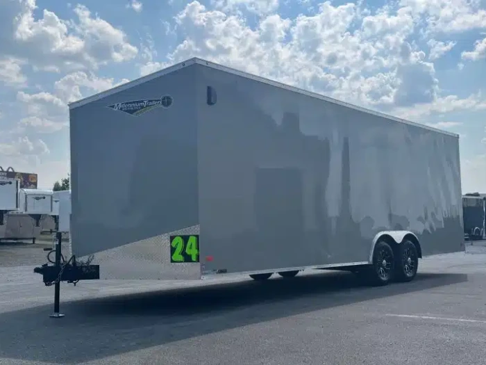 Enclosed Car Hauler 2026 24ft. Hero w/Heavy Duty Ramp Door & Aluminum Wheels 0939