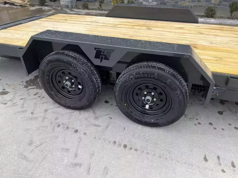 2026 Hillcrest Trailers 7x20 Car Hauler Trailer 7000 GVW - undercarriage detail 2