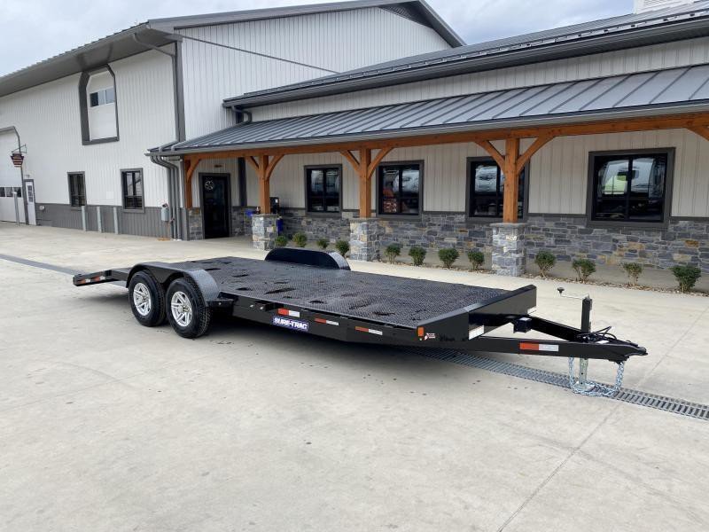 2025 Sure-Trac 7x20 9900# GVW Steel Deck Car Trailer - undercarriage detail 2