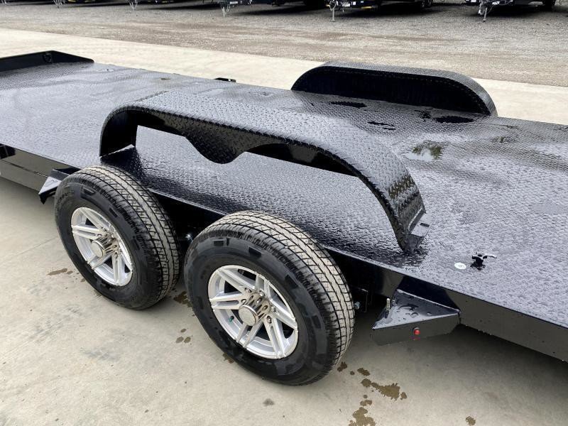 2025 Sure-Trac 7x20 9900# GVW Steel Deck Car Trailer - control and cab detail 2