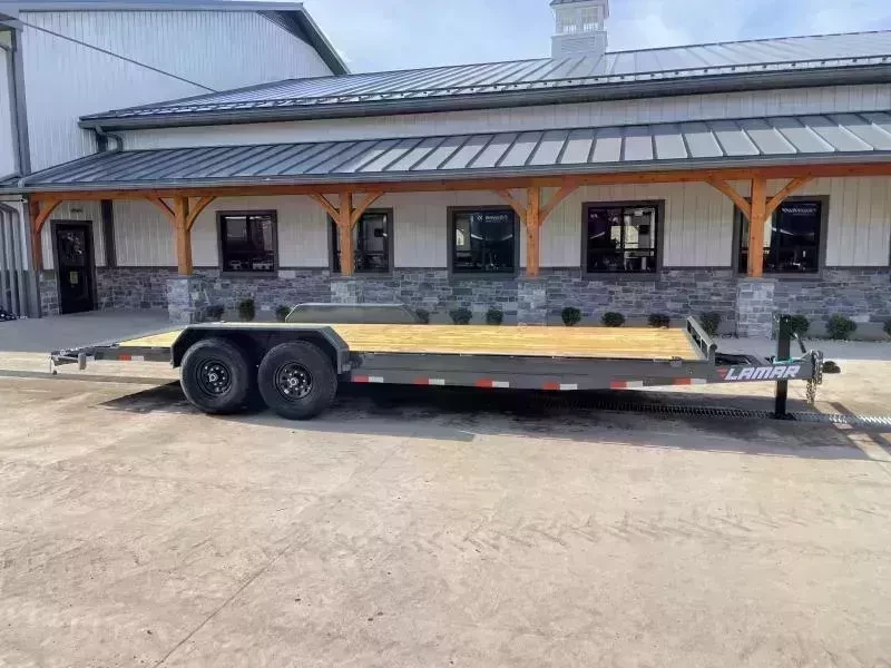 2026 Lamar Trailers 7x20 14000# GVW Car Hauler Trailer - front view