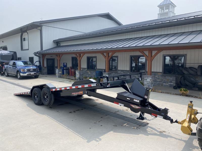 2025 H and H Trailer 14000 GVW Car Hauler - side view