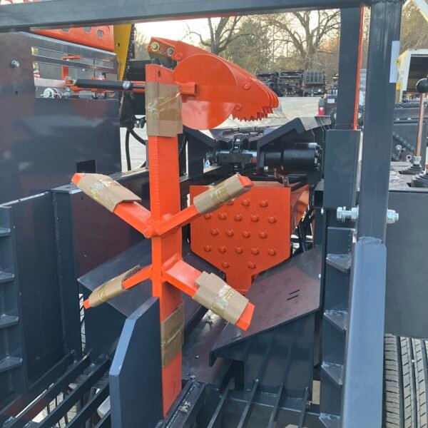 Rima 400mm Firewood Processor - rear view