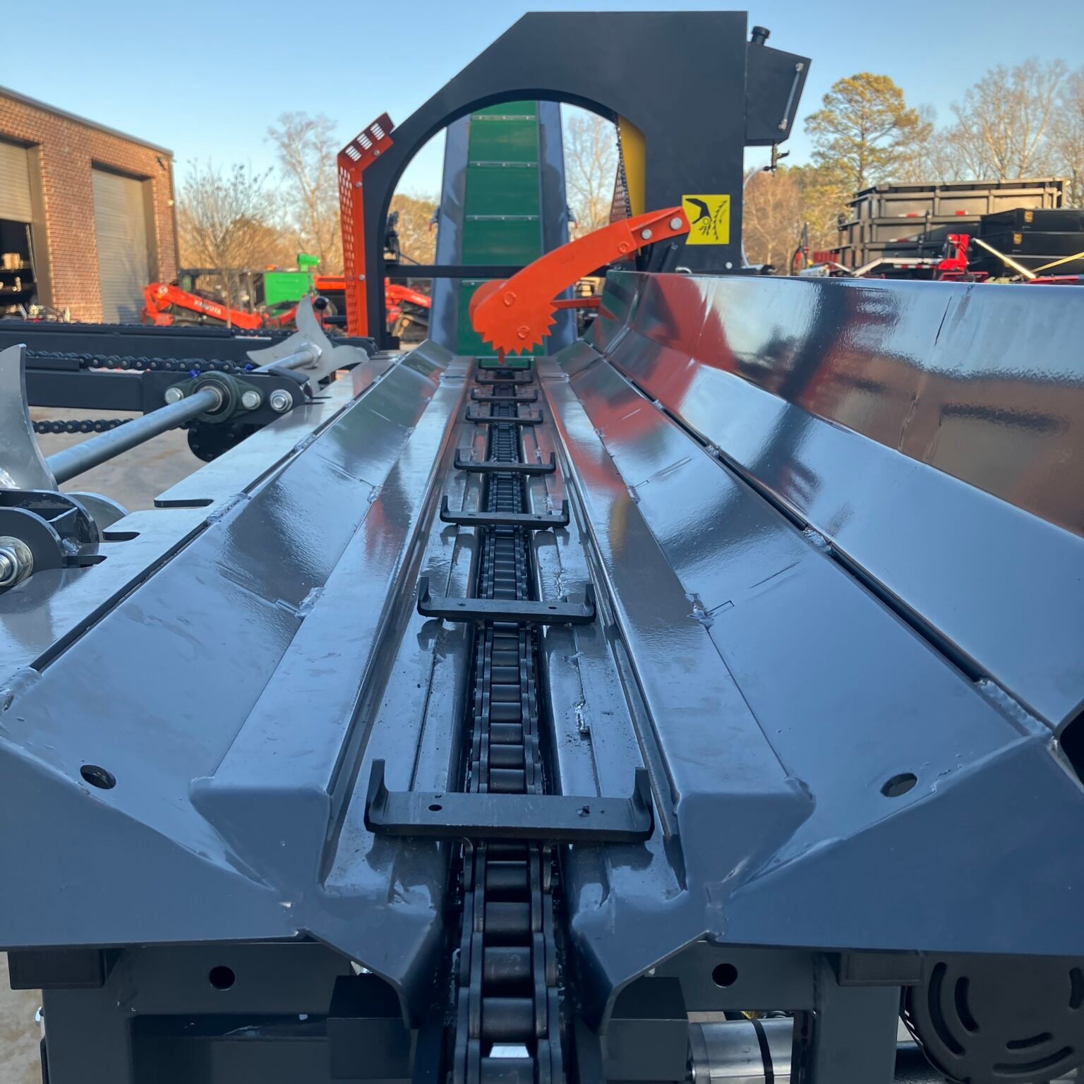 Rima 400mm Firewood Processor - close-up detail