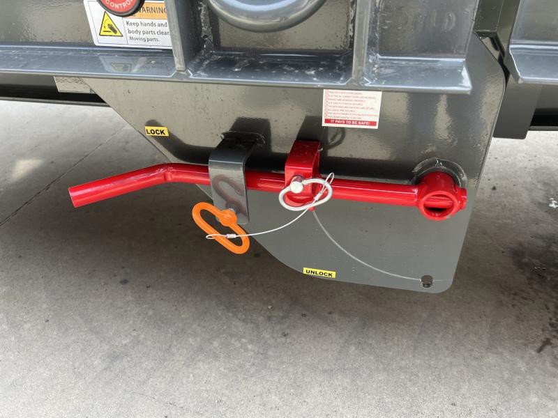 2025 Behnke Air Brake Gravity Tilt Deckover Trailer - 102in x 30ft, 40,000 GVWR, Fabricated I-Beam Frame - close-up detail 3