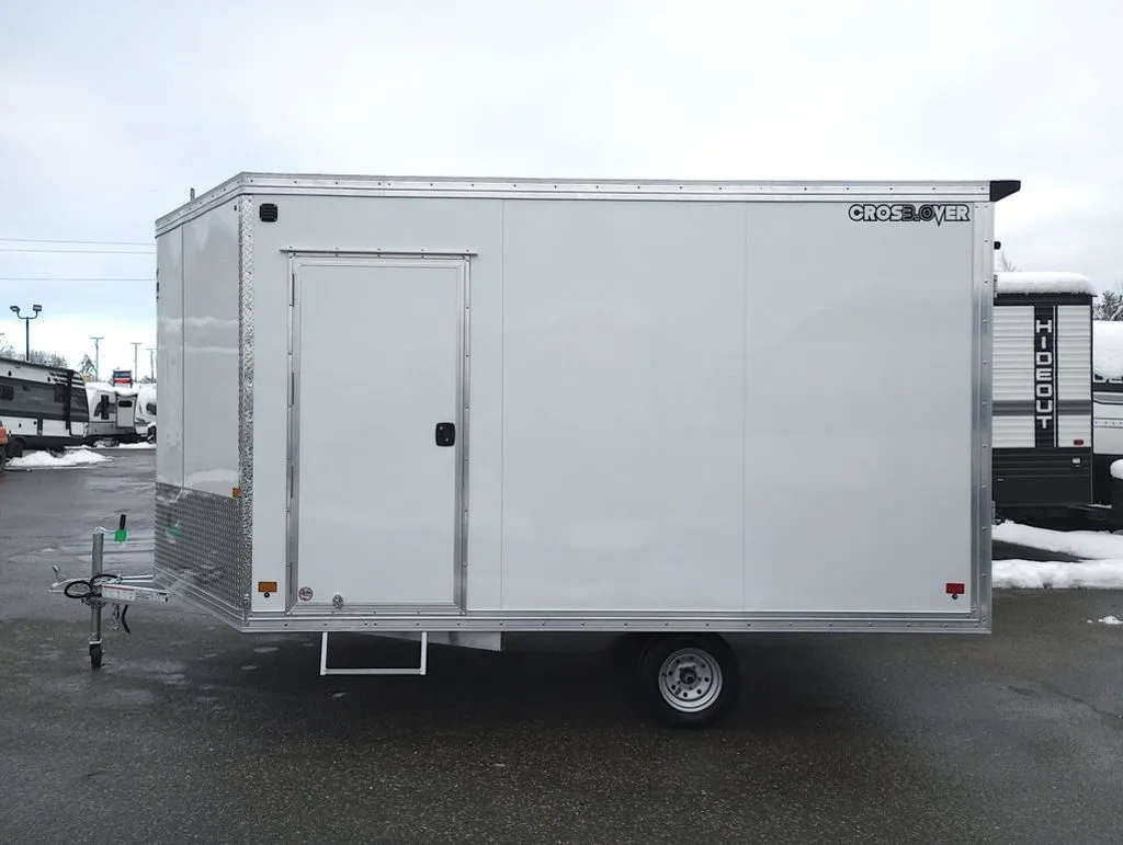 2024 Mission Trailers 101×12 Aluminum 2 Place Crossover 3.0 w/Side X Side Pkg, Rear Canopy