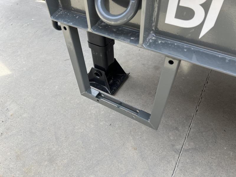 2025 Behnke Air Brake Gravity Tilt Deckover Trailer - 102in x 30ft, 40,000 GVWR, Fabricated I-Beam Frame - undercarriage detail 3