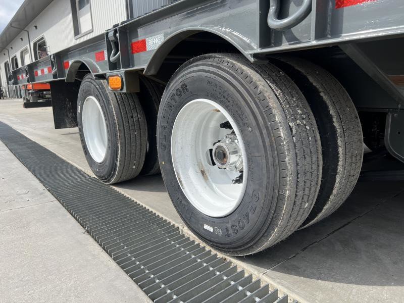 2025 Behnke Air Brake Gravity Tilt Deckover Trailer - 102in x 30ft, 40,000 GVWR, Fabricated I-Beam Frame - control and cab detail 3