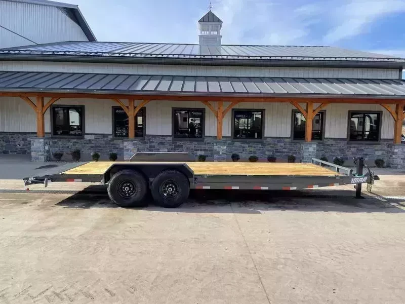 2026 Lamar Trailers 7x20 14000# GVW Car Hauler Trailer - three-quarter view