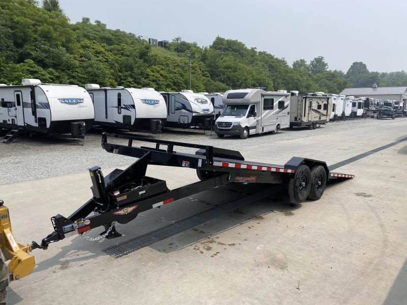 2025 H and H Trailer 14000 GVW Car Hauler - rear view