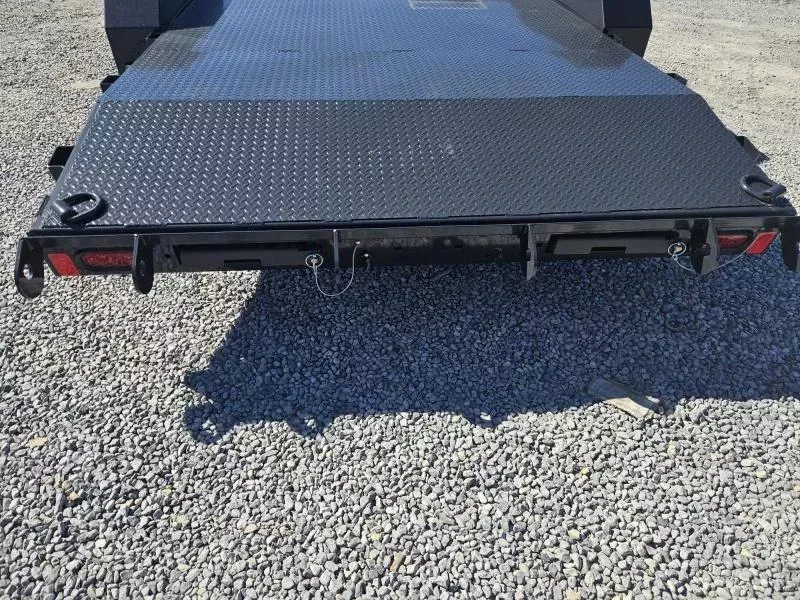 2026 Hillcrest Trailers 7x20 Steel Deck Car Hauler Trailer 9990# GVW - rear view