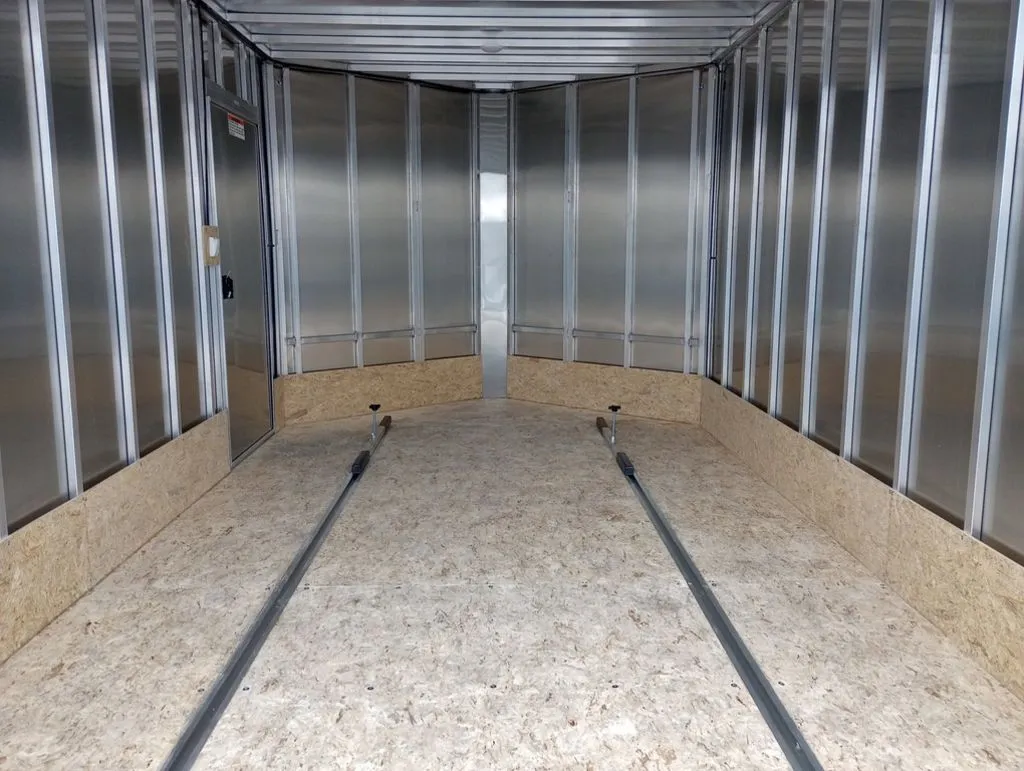 2024 Mission Trailers 101×12 Aluminum 2 Place Crossover 3.0 w/Side X Side Pkg, Rear Canopy