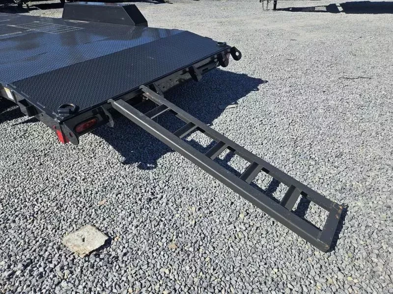 2026 Hillcrest Trailers 7x20 Steel Deck Car Hauler Trailer 9990# GVW - three-quarter view