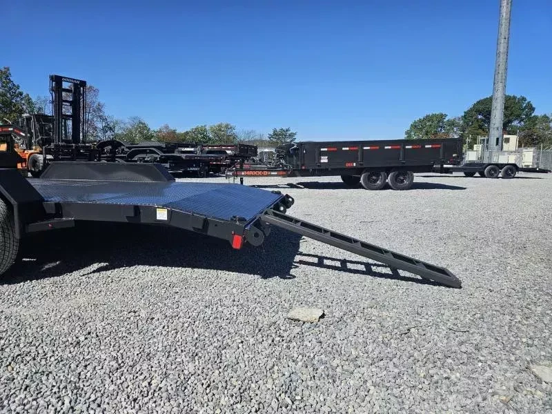2026 Hillcrest Trailers 7x20 Steel Deck Car Hauler Trailer 9990# GVW - interior view