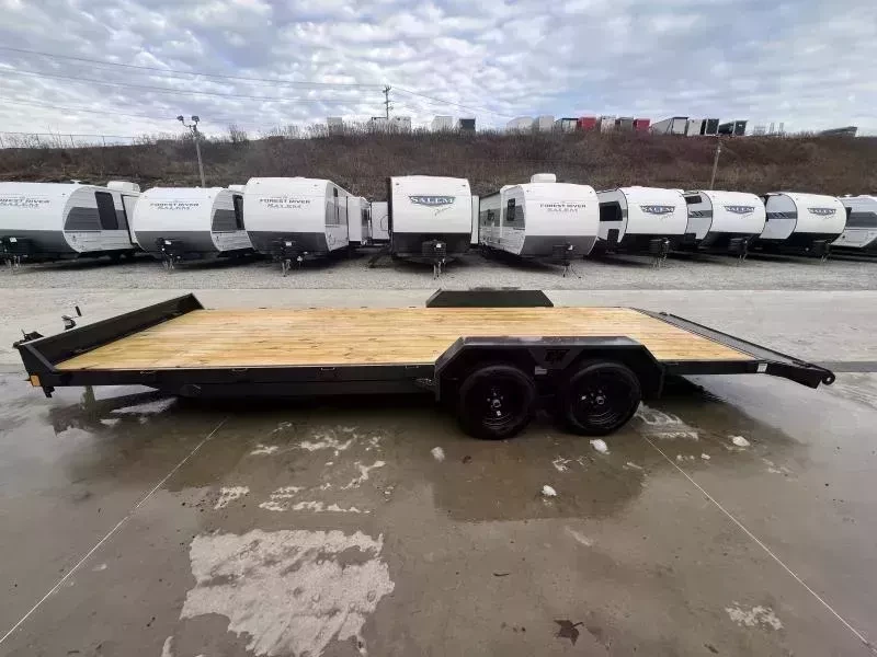 2026 Hillcrest Trailers 7x20 Car Hauler Trailer 7000 GVW - interior view
