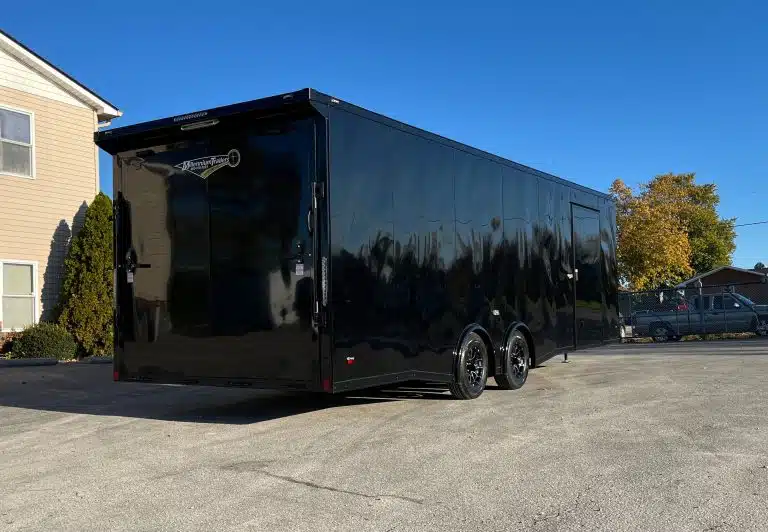 Enclosed Car Hauler 2025 26ft. Blaze w/Finished Interior & Black-Out Package 0411