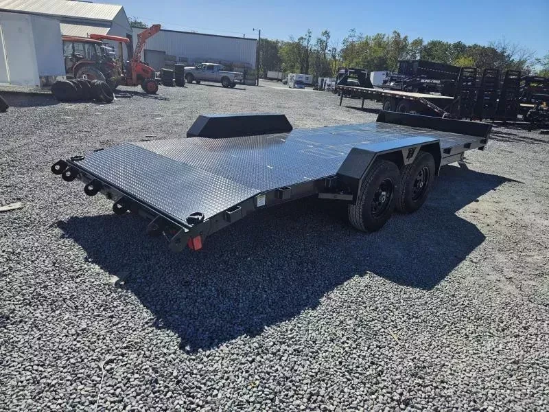2026 Hillcrest Trailers 7x20 Steel Deck Car Hauler Trailer 9990# GVW - close-up detail