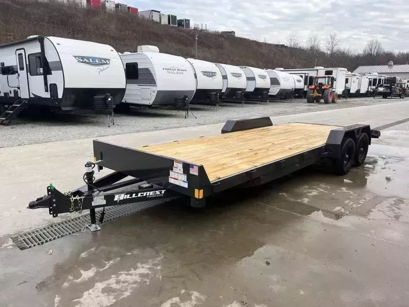 2026 Hillcrest Trailers 7x20 Car Hauler Trailer 7000 GVW - close-up detail