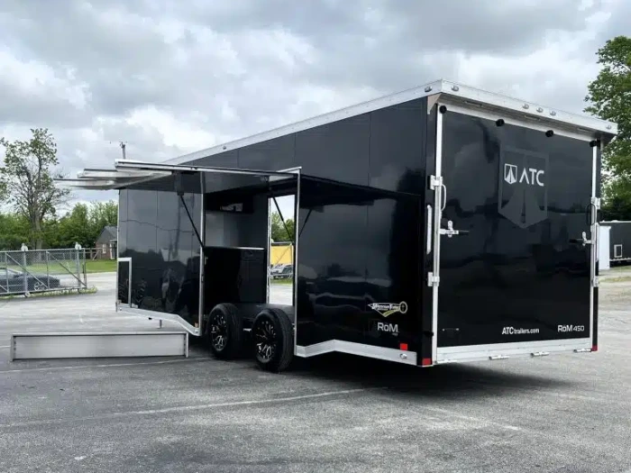 Enclosed ATC Car Trailer 2026 24ft. Aluminum ROM 450 w/Large Escape Door & LifeTrac 6106