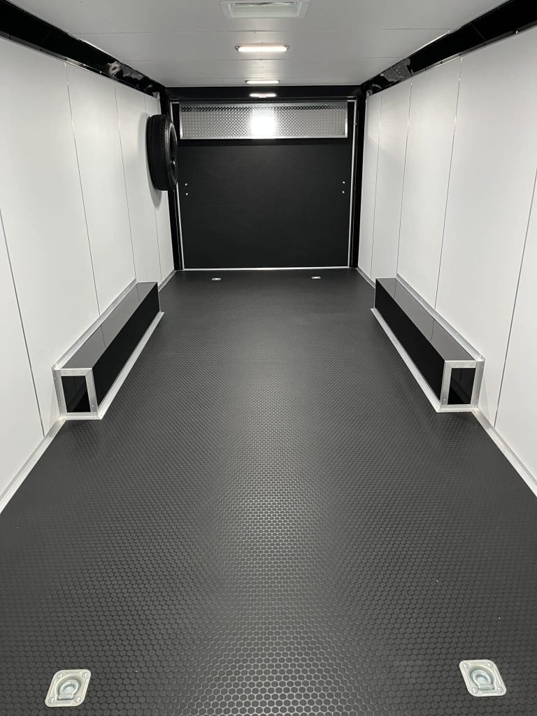 Enclosed Car Hauler 2026 28ft. Extreme w/6K Torsion Spread Axles, Finished Interior w/Cabinets & Alum. Wheels 0592