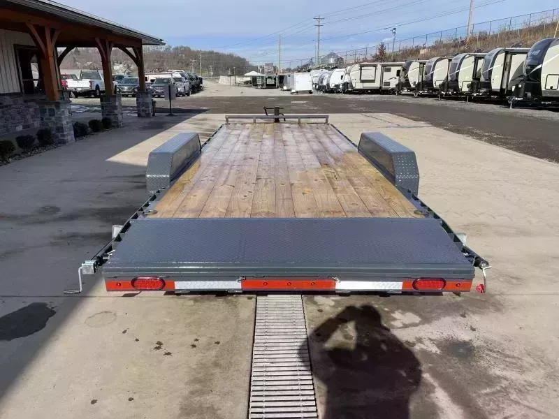 2026 Lamar Trailers 7x20 14000# GVW Car Hauler Trailer - control and cab detail