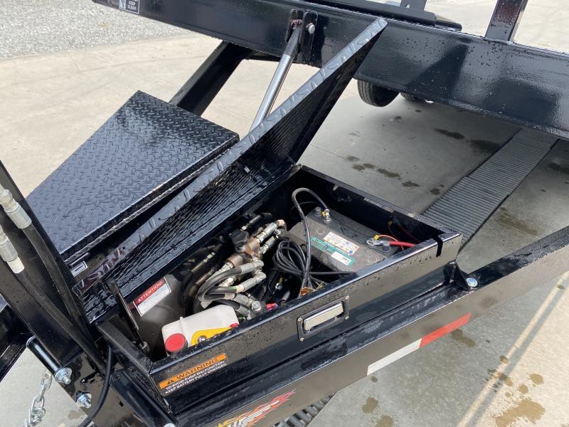 2025 H and H Trailer 14000 GVW Car Hauler - control and cab detail