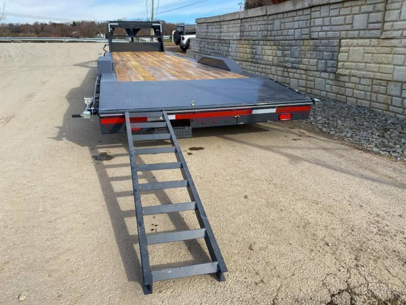 2026 Lamar Trailers 14000 GVW 7x28 14000# Car Hauler Trailer - wheel and axle detail