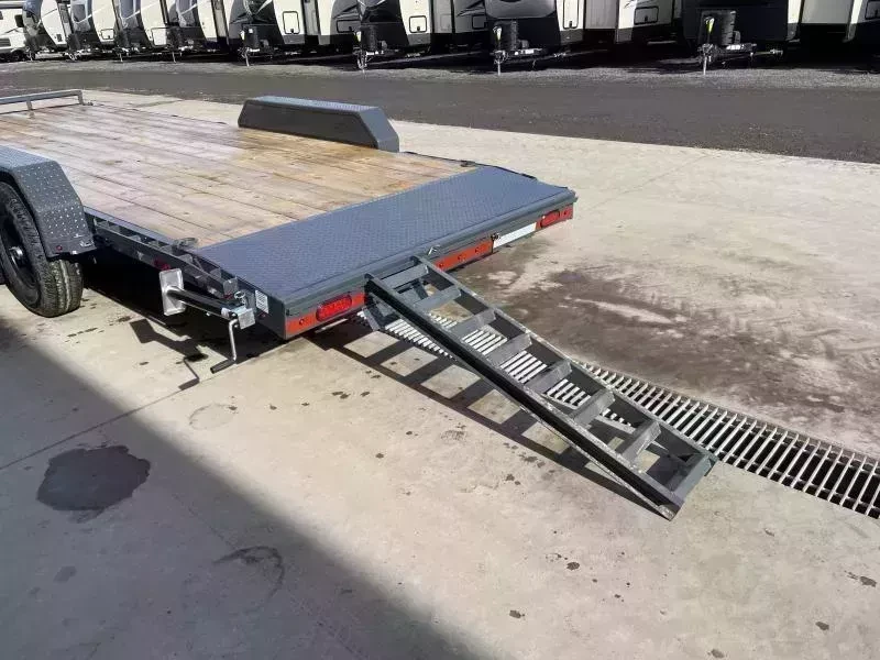 2026 Lamar Trailers 7x20 14000# GVW Car Hauler Trailer - frame and coupler detail